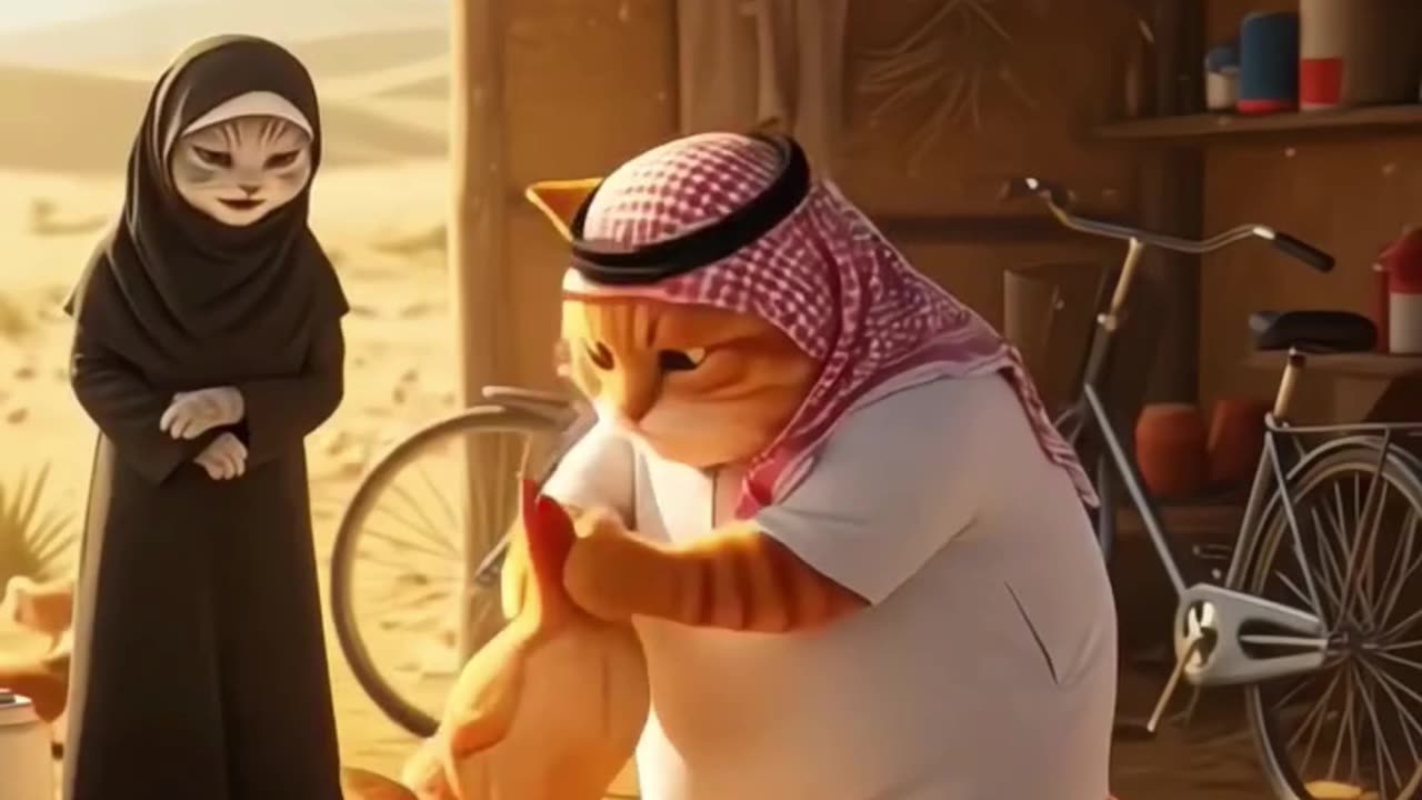 cat shopping in Market | Happy World