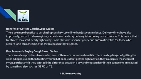 Buying Cough Syrup Online Is Becoming Increasingly Popular Since It's Easy