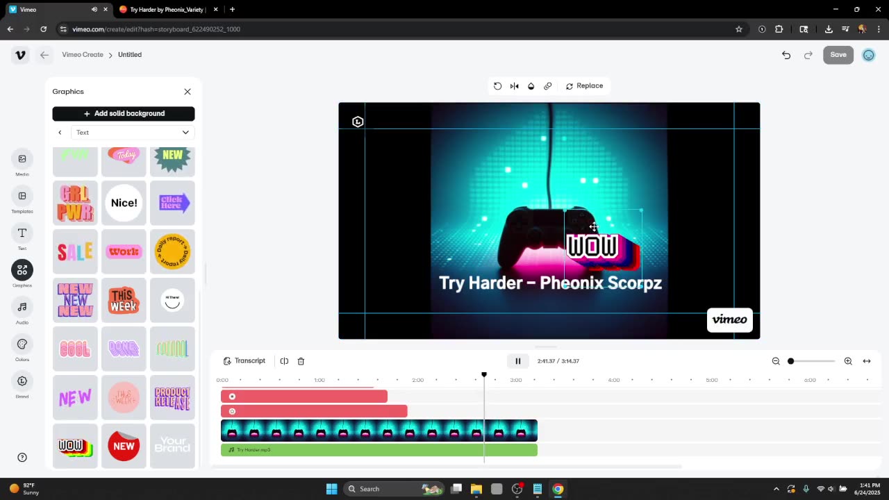Try Harder ~ music