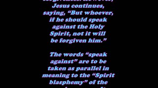 Matthew 12:32 - Daily Bible Verse Commentary