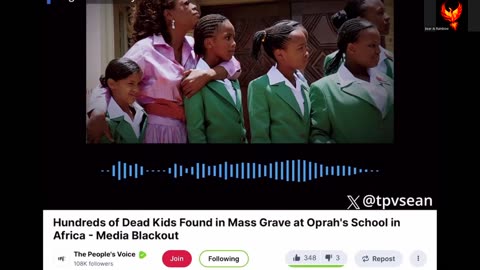Oprah’s Mass Graves Exposed