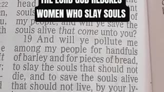 Ezekiel 13:19 KJV Livestream Preview Lord God Rebukes Women Who Slay Souls #faith #kjv #message #god