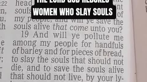 Ezekiel 13:19 KJV Livestream Preview Lord God Rebukes Women Who Slay Souls #faith #kjv #message #god
