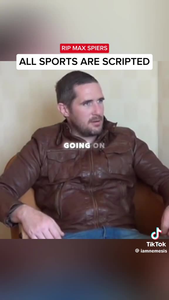 ALL SPORTS ARE SCRIPTED