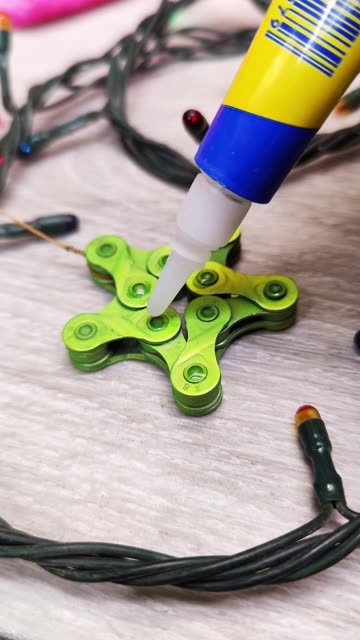 Star of the bicycle chain