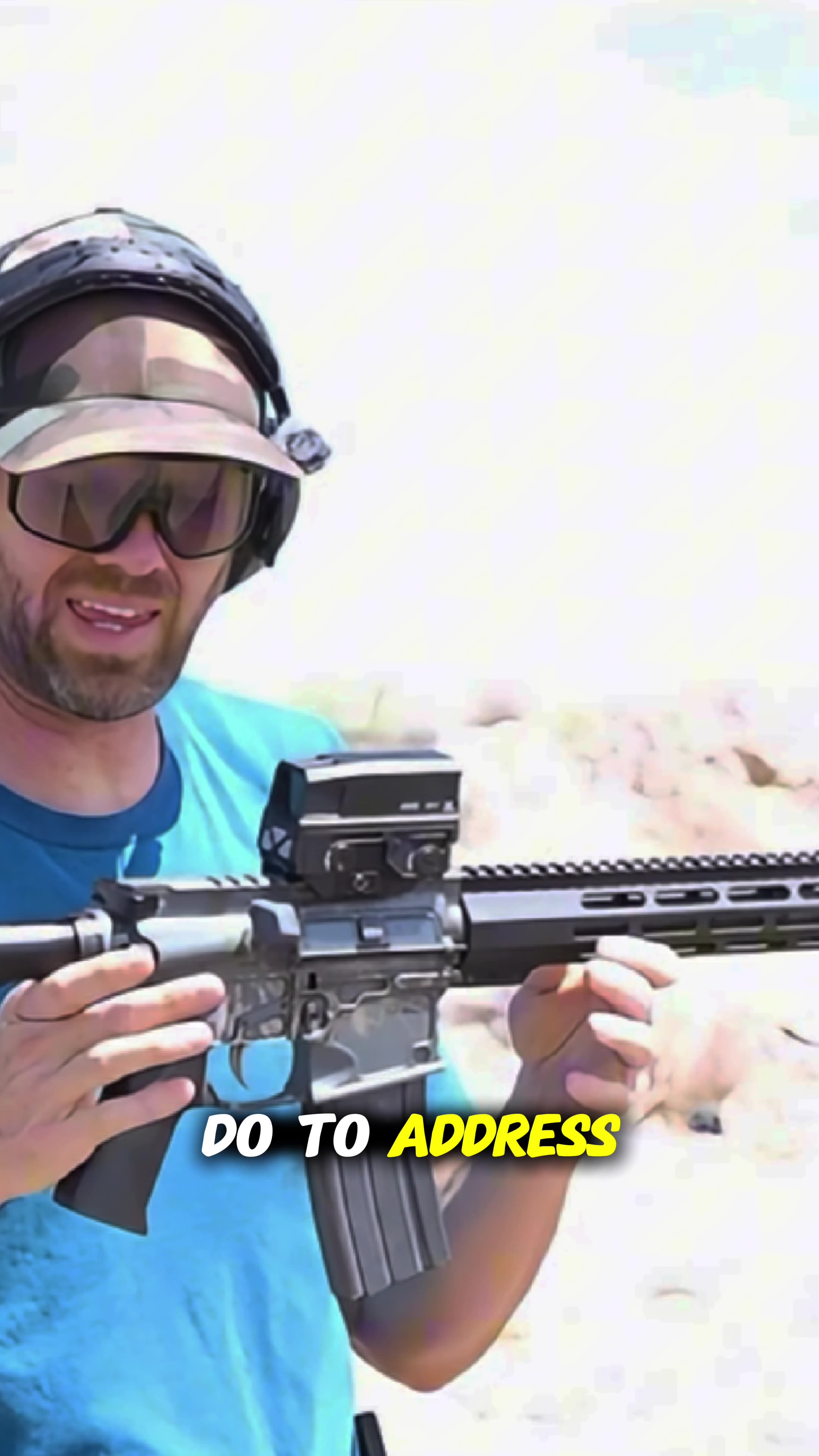 Bad AR-15 Training: How NOT to Clear a Double Feed #tacticalgear #military #army #2ndamendment