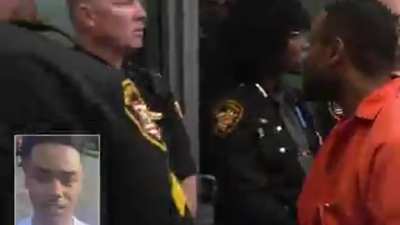 Father who killed a police officer days after police shot his 18-year-old son walks past