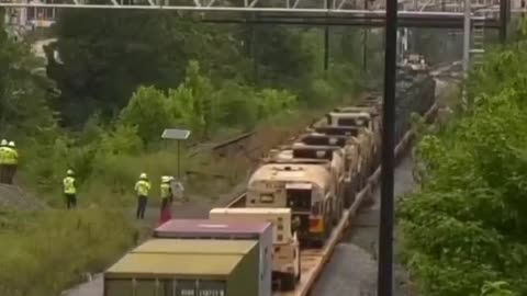 Massive amount of military assets are now rolling into Washington