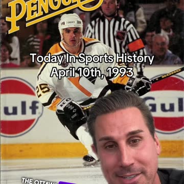 THE HISTORIC SPORTS MOMENT OF APRIL 10th, 1993