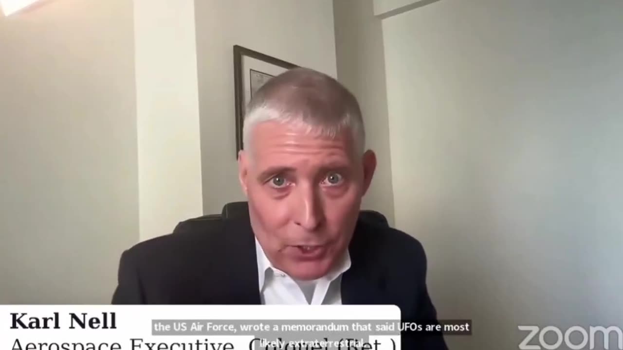 Lockheed Martin exec & Army Colonel Karl Nell: Non-Human Intelligence is real