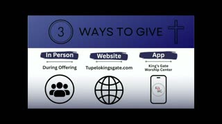 KingsGate Worship Center - Pastor Terry Garret - Sunday Night with Justin Rizzo