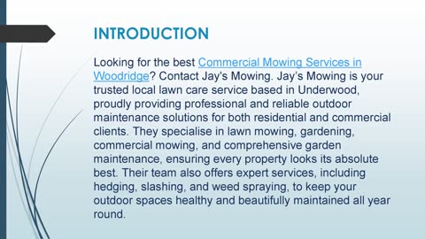 Best Commercial Mowing Services in Woodridge