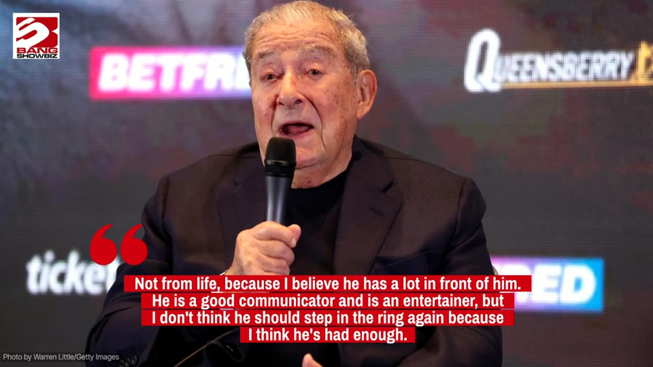 Bob Arum urges Tyson Fury to remain retired from boxing
