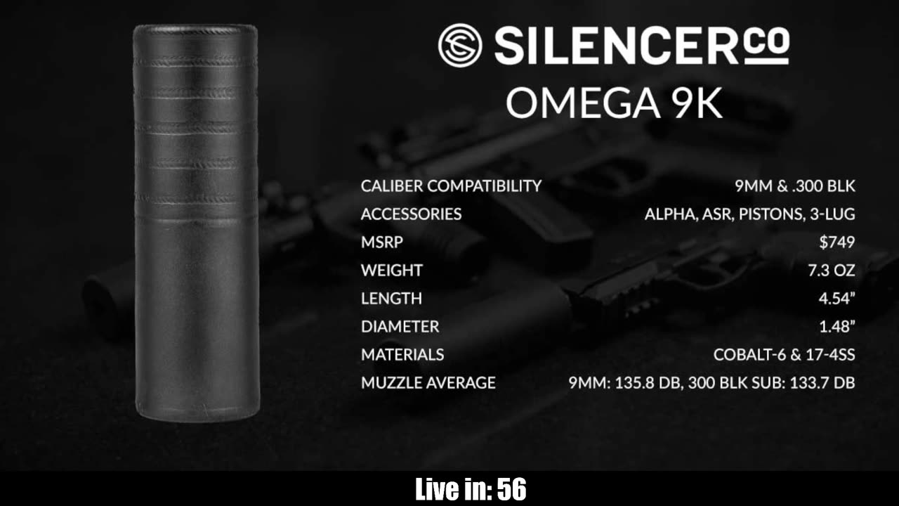 Silencerco Omega 9K