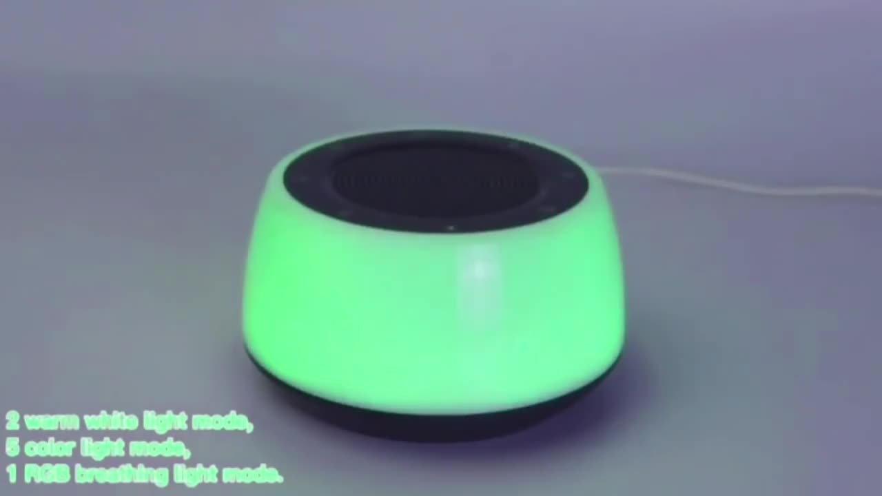Sound Machine 16 Kinds White Noise Machine for Sleeping Nightlight White Noise Machine Baby Plug in