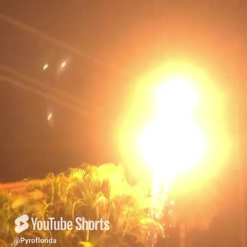 Fireworks stars, yellow blinding color