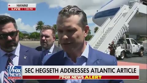 HEGSETH: "Nobody was texting war plans & that's all I have to say about that."