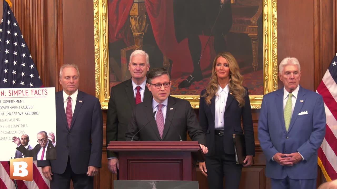 LIVE: Speaker Mike Johnson Holds News Conference on Day 27 of Gov't Shutdown...