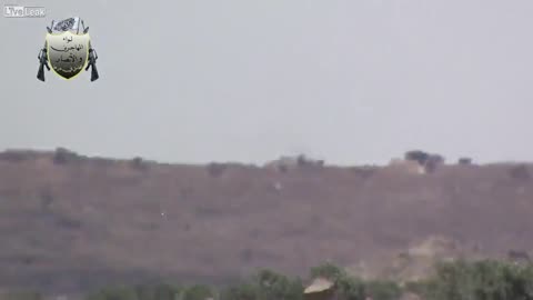 Syrian War HJ-8 vs regime position, hit (FSA) 2013.05.23