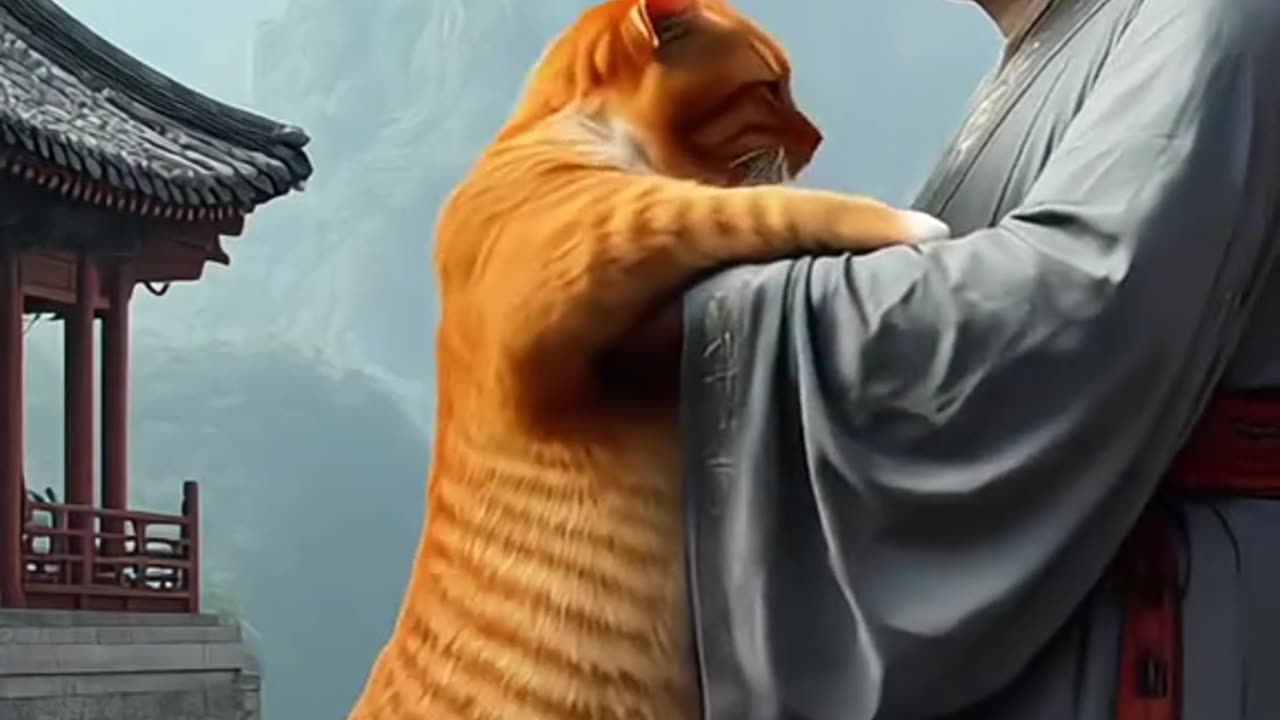 Watch This Cat Master Kung-Fu Thanks to a Cow's Wisdom!