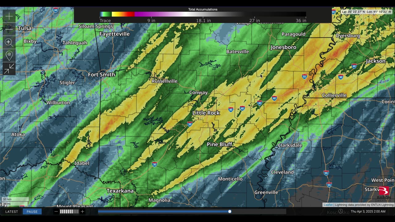 Rain Event April 1-3, 2025