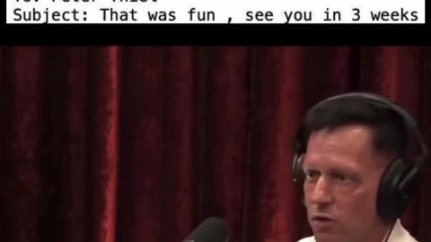 Joe Rogan puts questions to an uncomfortable Peter Thiel
