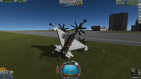 Batwing Quadcopter Drone-Plane (KSP)