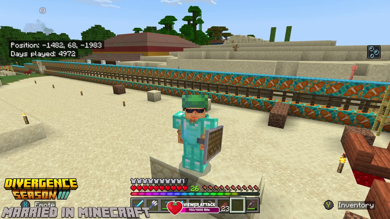 Safari Refuge - starting the Lodge! Season 3 EP 22 #DivergenceSMP #MiM #Minecraft #XBox