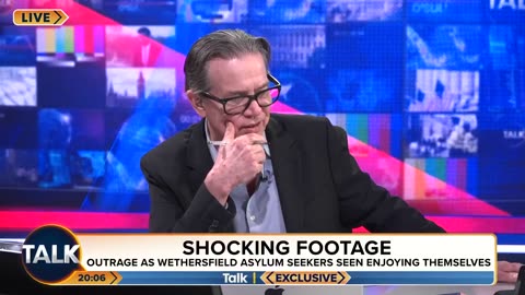 Shocking footage reveals illegal migrants partying and violently fighting at RAF Wethersfield