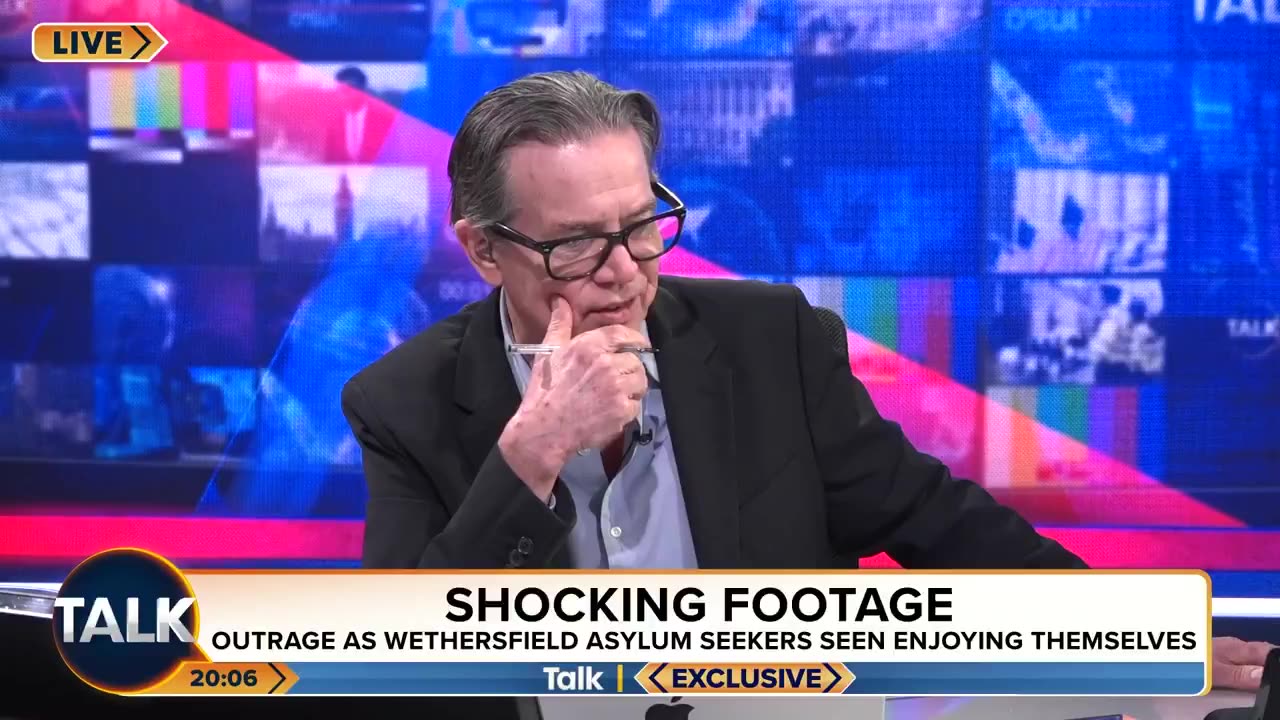 Shocking footage reveals illegal migrants partying and violently fighting at RAF Wethersfield