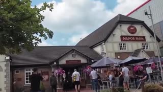 British pub owner refuses entry to people wearing the flag of their country
