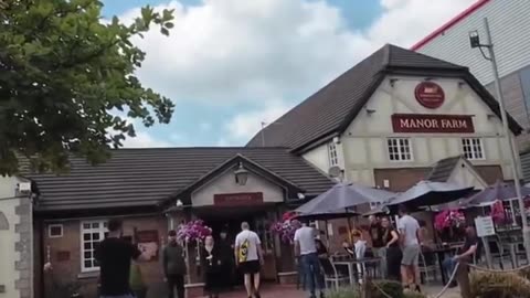 British pub owner refuses entry to people wearing the flag of their country