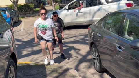 Man Threatens to Run Over Woman Trying to Save Parking Spot