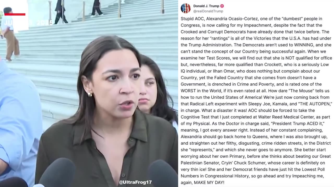 Trump vs AOC