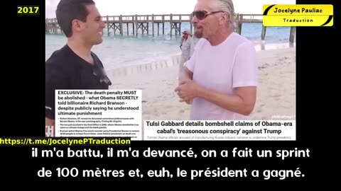 Obama s'est rendu sur l'île de Richard Branson