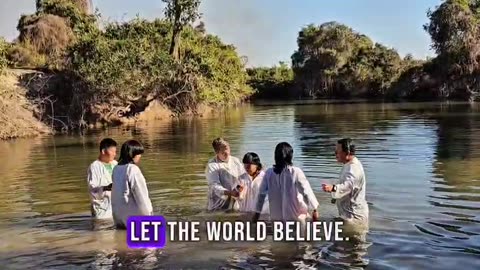 Brazil: Manoel & Elisana with Xavantes tribe where 43 Xavantes were water baptized