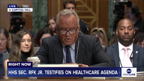 LIVE: HHS Sec. RFK Jr. testifies before Senate committee on healthcare agenda.
