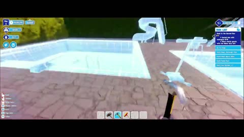 (Run to 100 follows! ) water park sim: E2 using mops and hoes to get things wet
