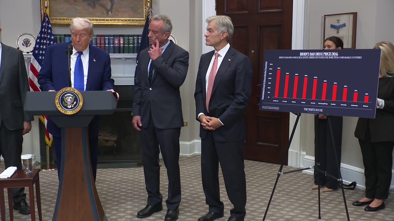President Trump Holds a Press Conference with the Secretary of Health and Human Services