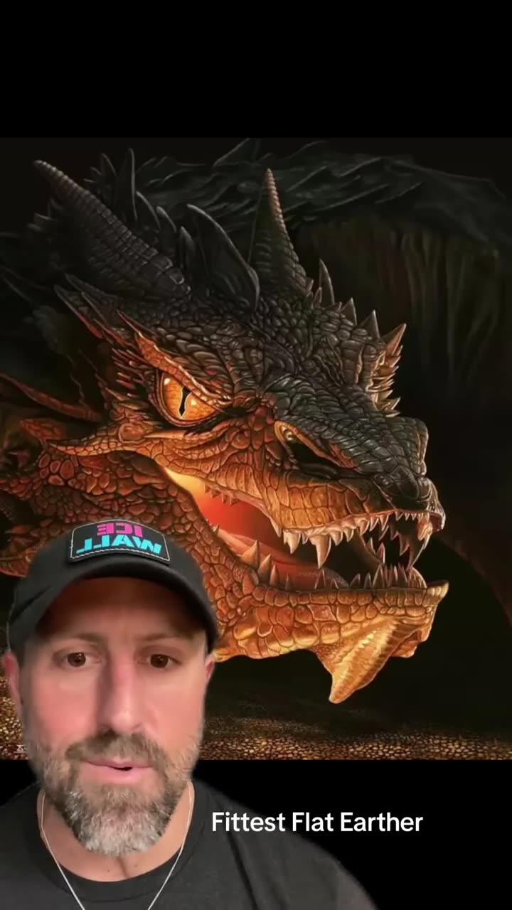 SO I FOUND A DRAGON 🤔FITTEST FLAT EARTHER