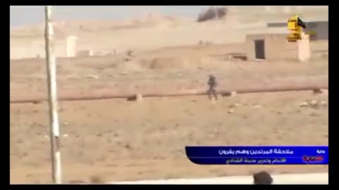 Syrian War in Shaddadi, Hasakah, footage of REBEL assault on regime positions 2013.06.25
