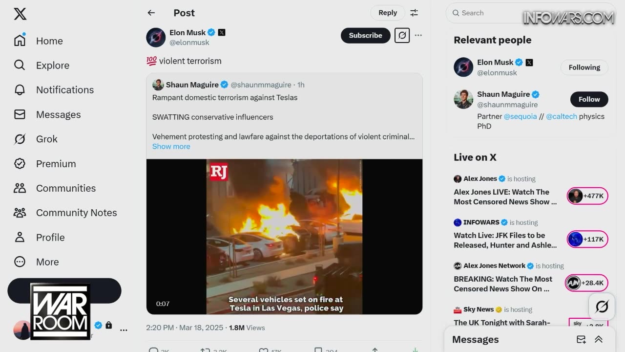 War Room With Owen Shroyer Full Show 3/18/25