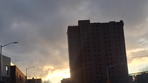 Odd shaped "clouds"" in the atmosphere