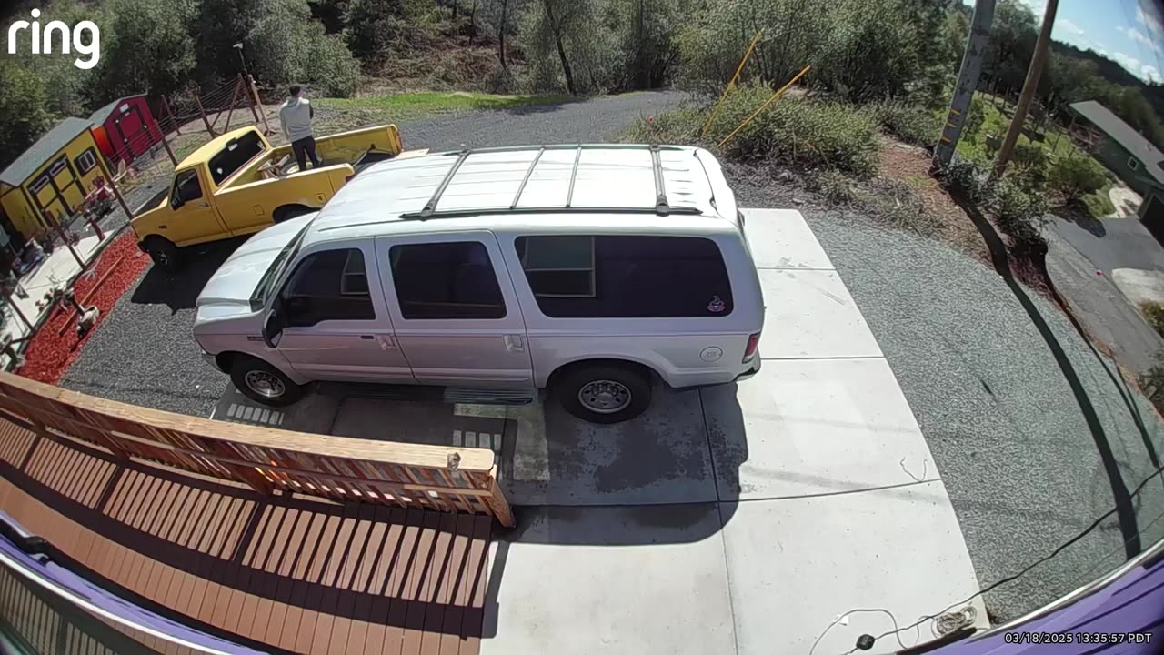 Man Loses Tire and Chases it Down a Steep Hill