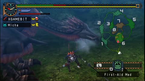 Monster Hunter Freedom Unite HD Psp PC Gameplay Part 44, 8star Hypnocrice And Gypceros Quest#capcom