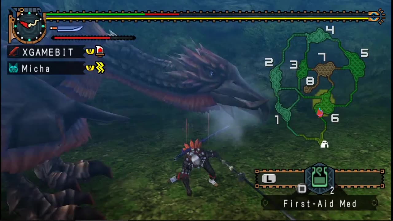 Monster Hunter Freedom Unite HD Psp PC Gameplay Part 44, 8star Hypnocrice And Gypceros Quest#capcom