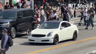 Video: A person was seen pointing what appeared to be a paintball gun out of