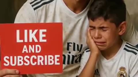 📹 They destroyed the watermelon car that Ronaldo and his son had built. 😢