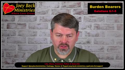 Bear One Another's Burdens