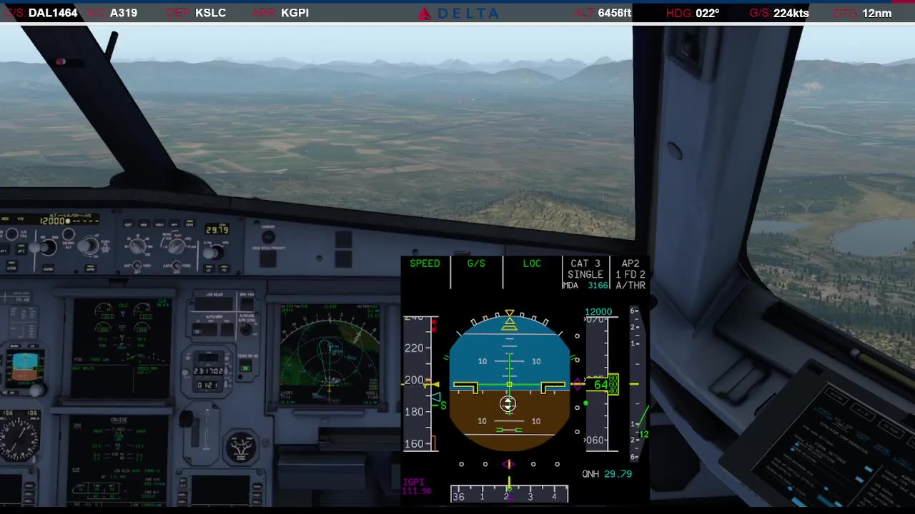 Landing in Kalispell (KGPI)